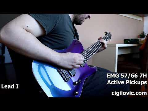 EMG 57/66 Review (7 String) & Sound Demo