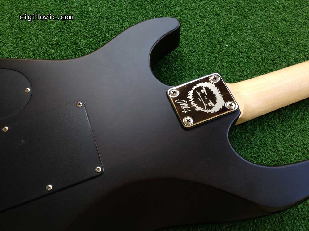 Neck plate with Monkey Lord logo