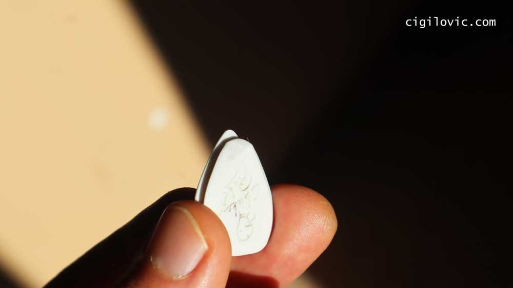 You see a used pick, I see the sign of love
