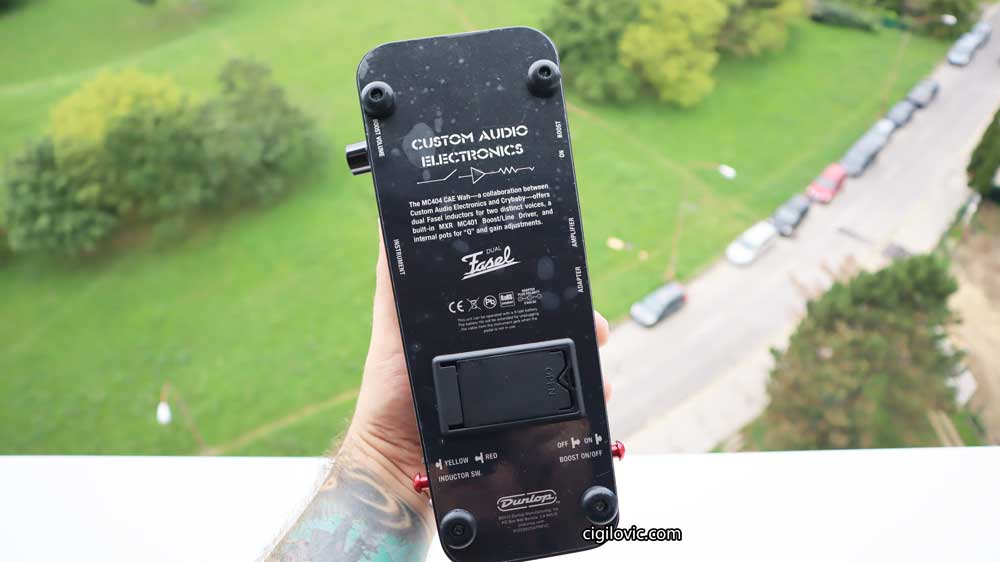 Dunlop Custom Audio Electronics MC-404 Wah Bottom