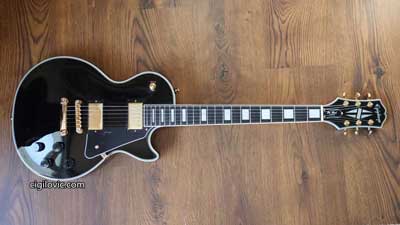 Epiphone les paul custom ebony featured