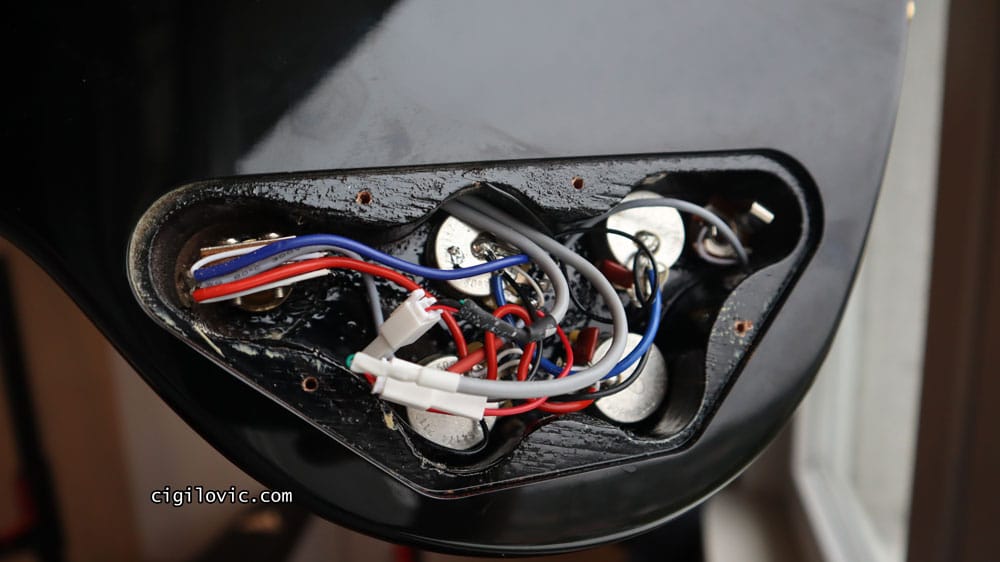 SG Custom, electronic & control cavity