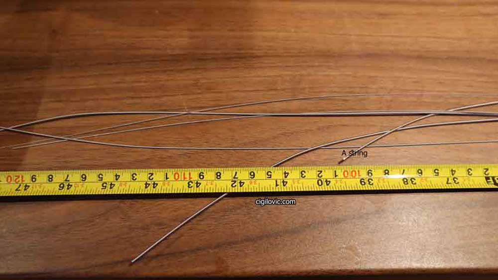 Different string lengths