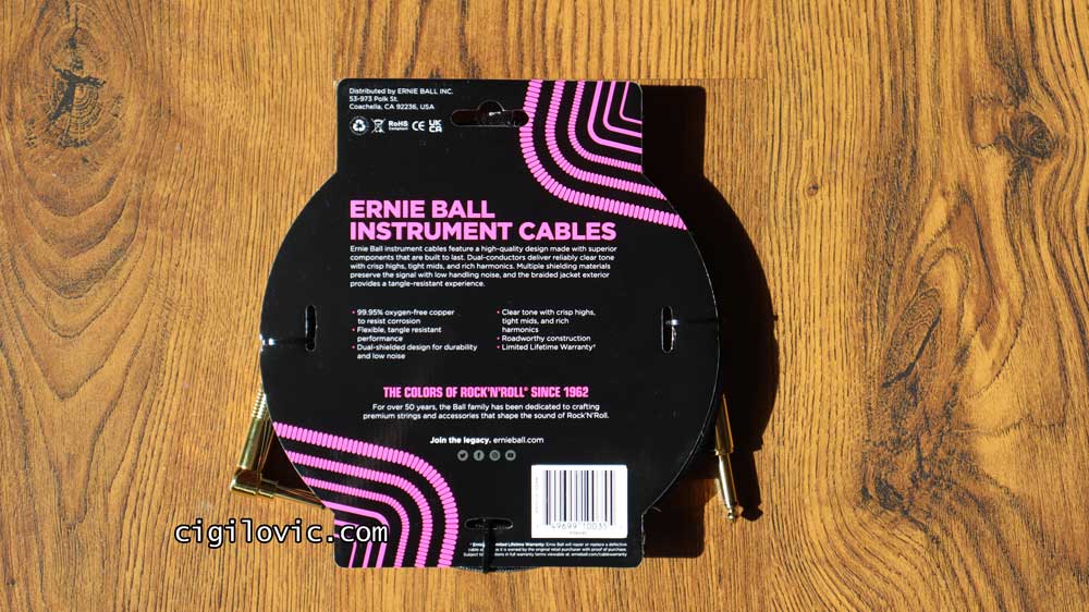 More product information on the back