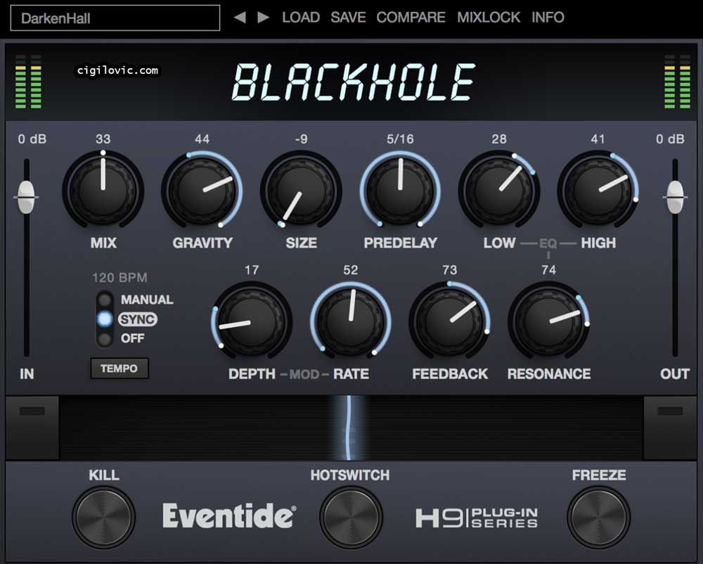 Eventide Blackhole reverb plugin Eventide Blackhole reverb plugin