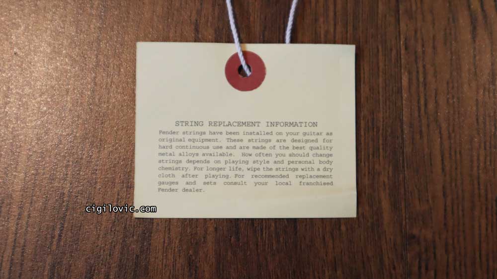 Fender MIJ Hybrid II Stratocaster MAG - String Replacement Instructions Fender MIJ Hybrid II Stratocaster MAG - String Replacement Instructions