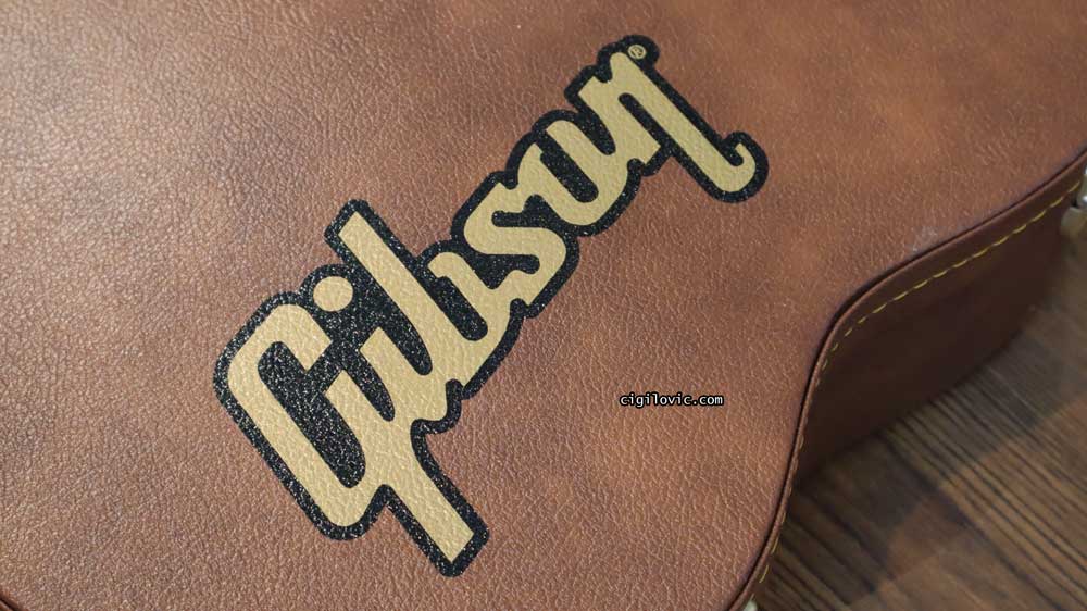 Gibson logo on the hardcase