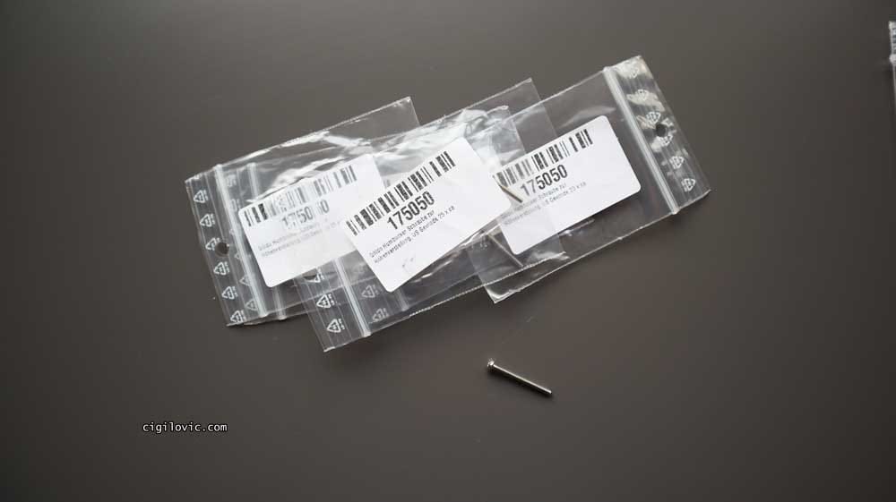 Goldo Humbucker Screw, nickel