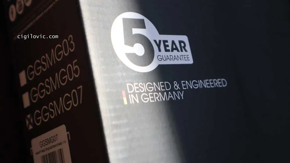 Gravity provides us with a 5 year of extended warranty