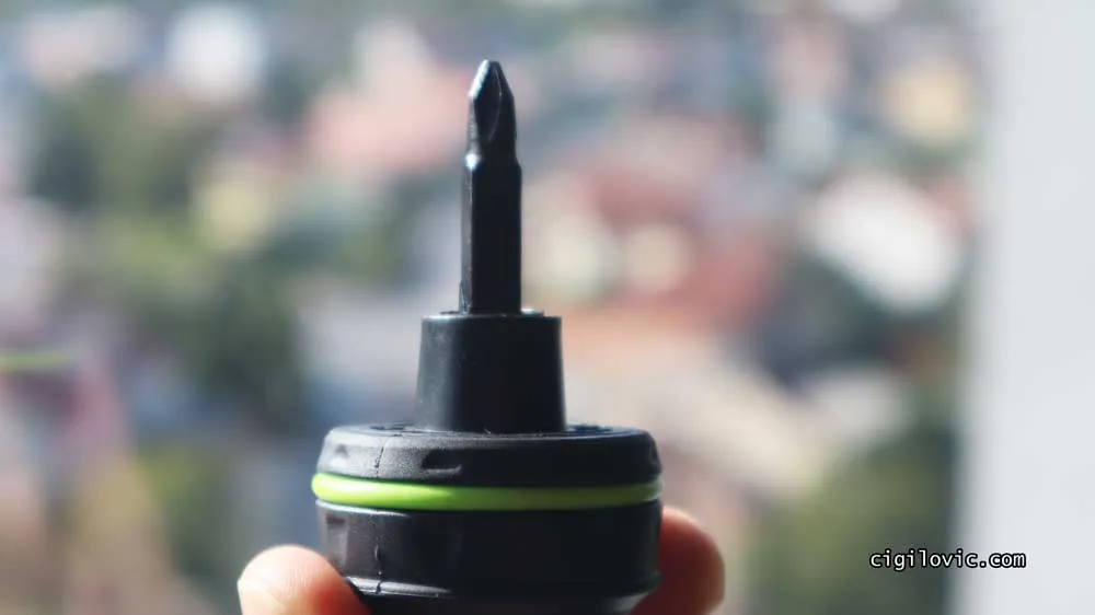 Included screwdriver