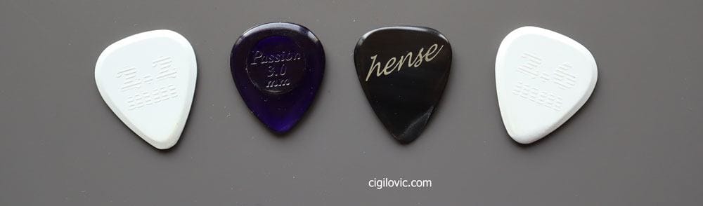 Hense Picks Standard XH with other picks