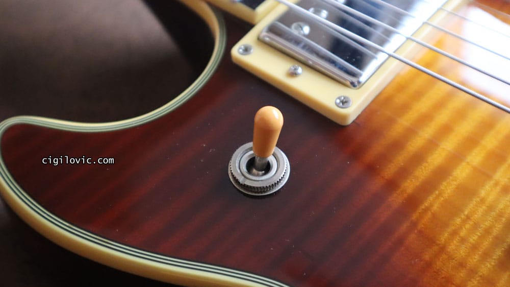 Harley Benton amber switch tip