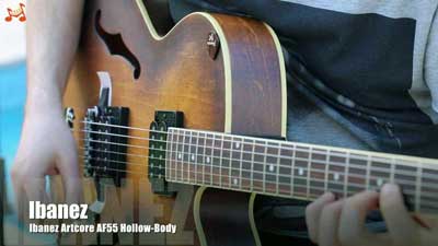 Ibanez AF55 Review &ndash; Affordable Hollow-Body Electric Guitar