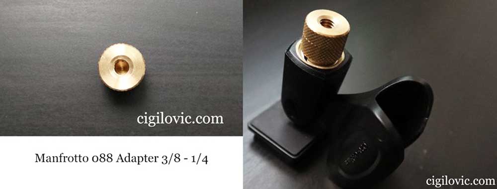 Manfrotto 088 Adapter 3/8" - 1/4"