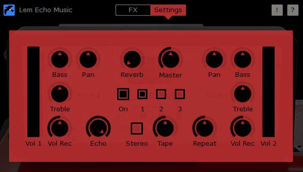 Settings section