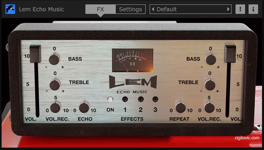 Martinic LEM Echo Music tape echo plugin