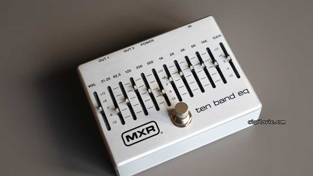 MXR ten band eq, top side