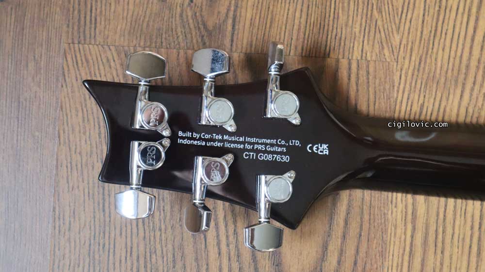 PRS SE DGT - Headstock Back PRS SE DGT - Headstock Back