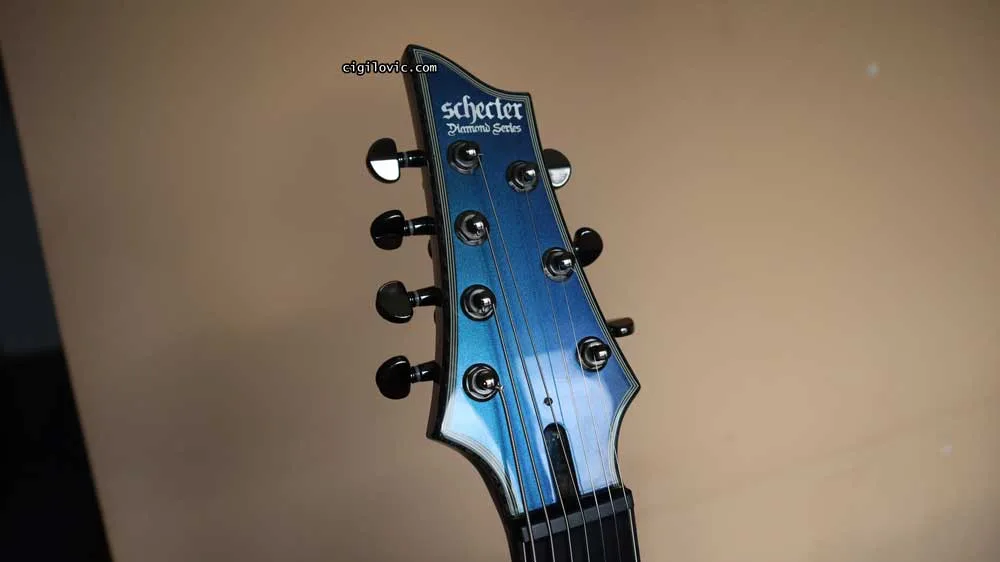 Headstock, front Headstock, front