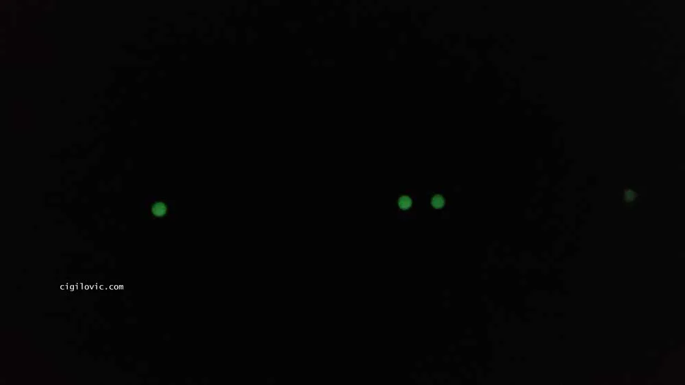 Glow in the dark side dots Glow in the dark side dots