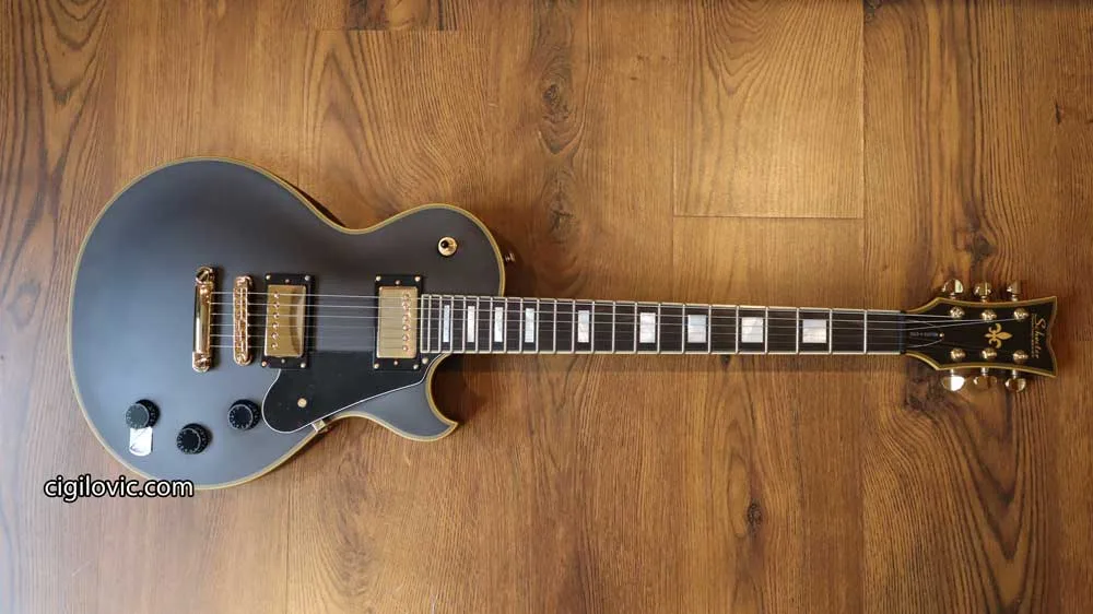 Schecter CUSTOMレスポールモデル SCHECTER/SOLO2 Solo-II USA | Satin Black Aged Custom ギター