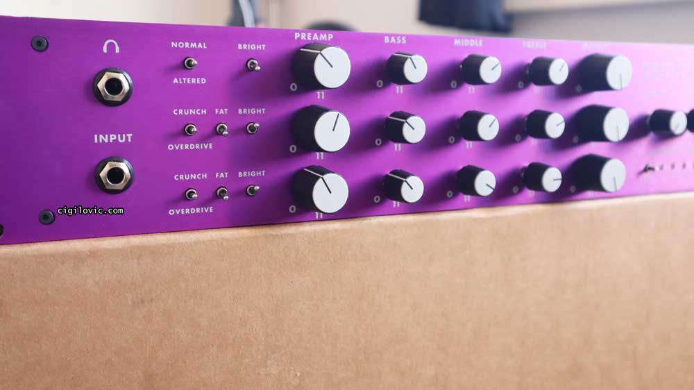 Front panel, zoomed out