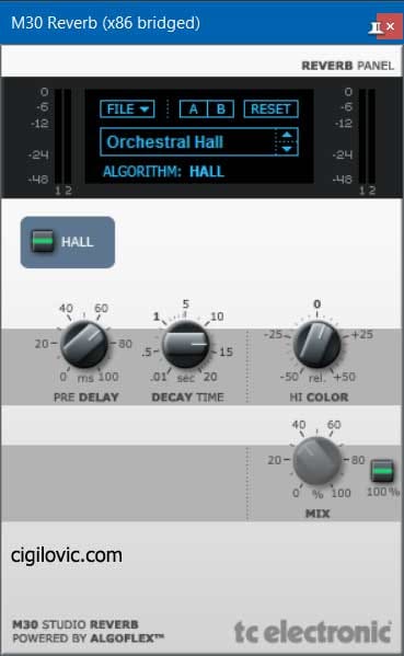 TC Electronic M30 Reverb TC Electronic M30 Reverb