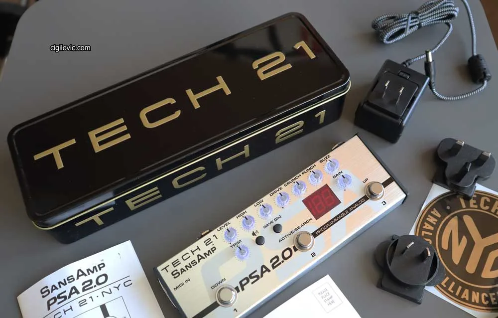 Tech 21 SansAmp PSA 2.0 – Legend Preamp Back – cigilovic.com