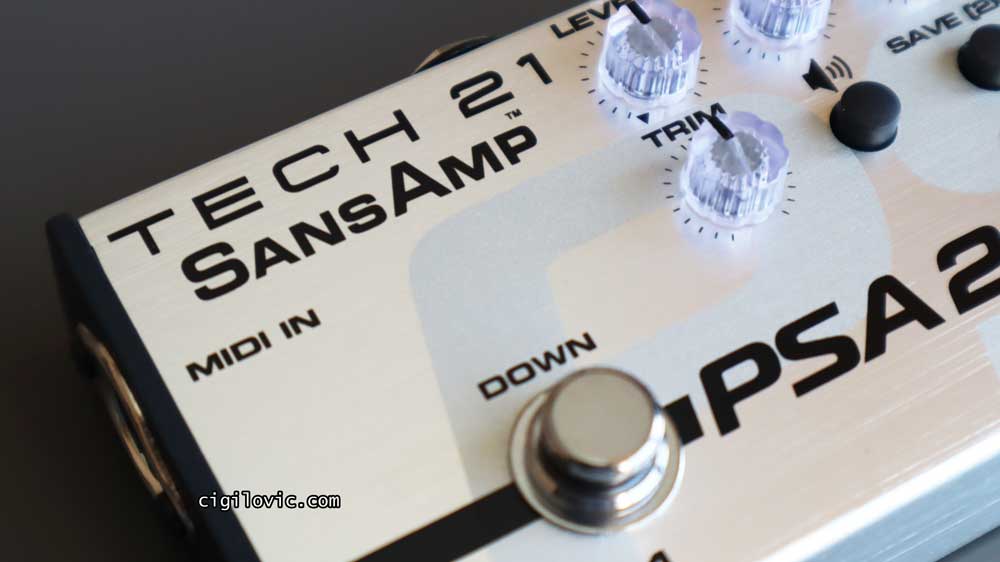 Tech 21, SansAmp - closeup