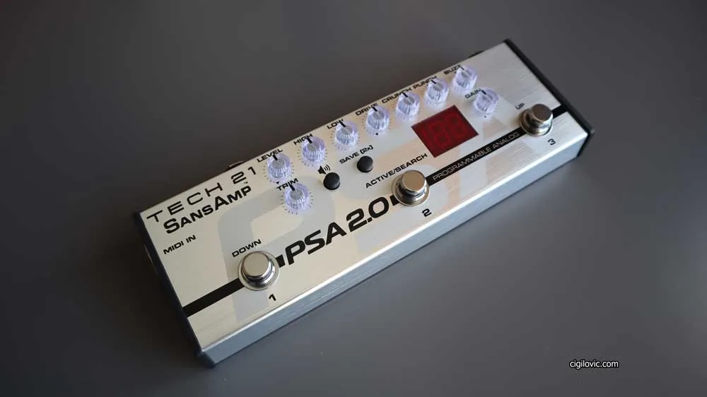 Tech 21 SansAmp PSA 2.0 – Legend Preamp Back – cigilovic.com