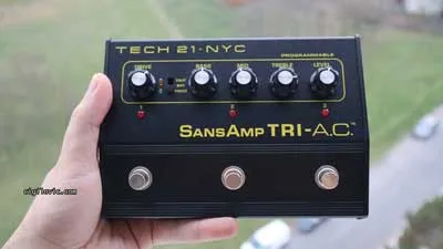 【箱/説明書付】TECH 21 NYC SansAmp TRI-A.C. SansAmp TRI A. C. Tech 21 N. Y. C. - YouTube