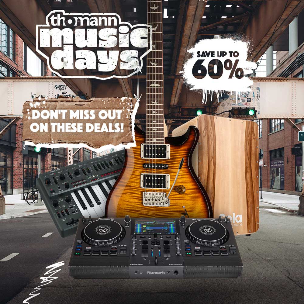 Thomann Music Days - Up to 60% Discounts, valid until 14/07/2026!