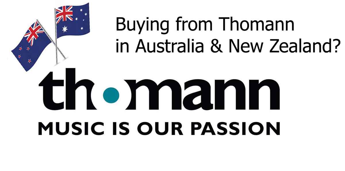 Buying From Thomann in the Australia & New Zealand?