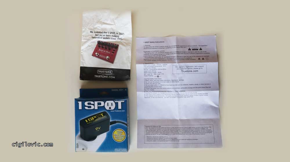 Box content, packaging
