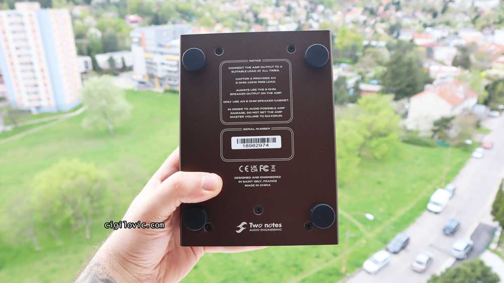 Two Notes Captor X SE - Bottom